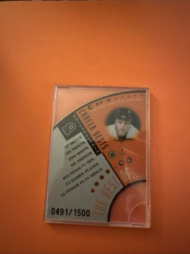 1996-97 Leaf The Best Of #3 Eric Lindros #1497/1500 - Picture 2 of 2