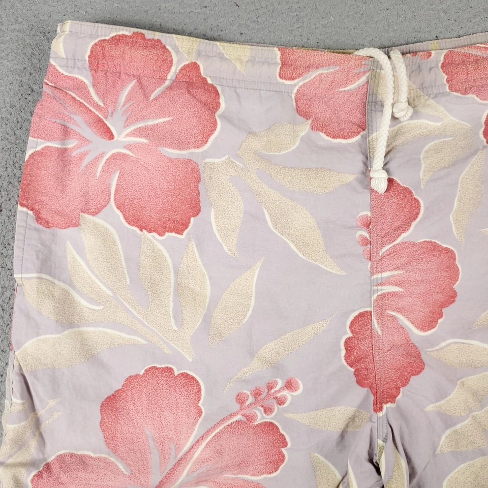 Tommy Bahama Pantalones Cortos Para Hombre Medianos Rosa Floral Tropical Playa Tabla Bañador Foto 2 de 4
