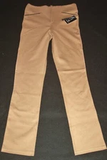INTERNATIONAL CONCEPTS WOMEN'S PANTS BEIGE/BROWN SIZE STRETCHY 4/5 NWT 