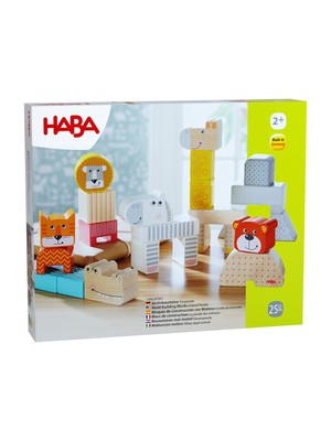 HABA Spielbausteine Bausteine Tierparade Spielzeug Stapelspiel Kleinkinder