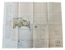 1970 NIMA Military Joint Operations Graphic JOG AIR Map BAKU, USSR, SOVIET UNION
