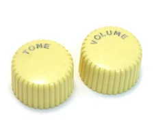 PK-3260-028 Harmony Cream Cupcake Knob Set Guitar/Bass Tone/Volume