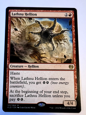 MTG MagicThe Gathering Reise ins Nyx Lathnu Hellion Rare LP A2