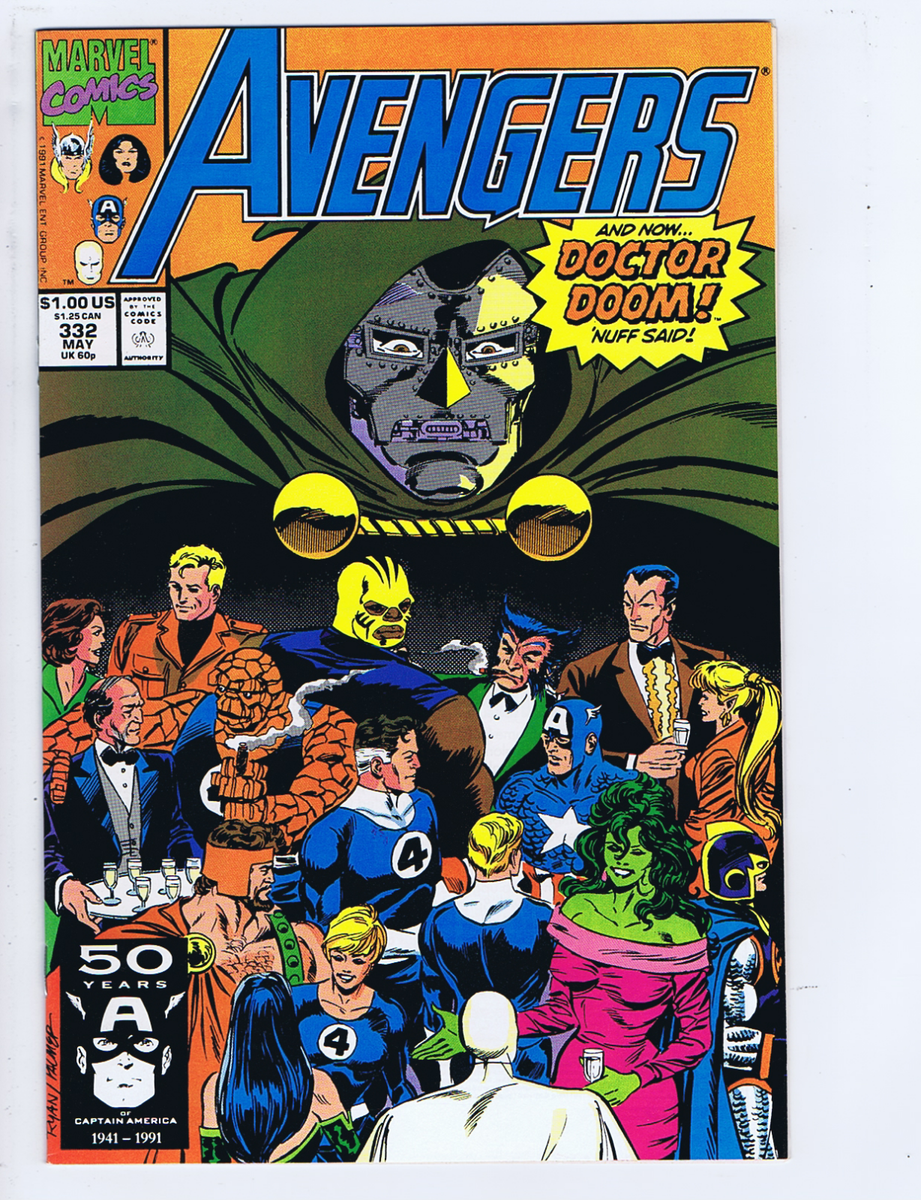 Avengers #332 Marvel 1991 And Now DOCTOR DOOM ! | eBay