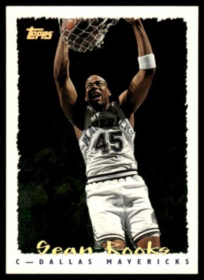 1994-95 Topps Spectralight #19 Sean Rooks Dallas Mavericks