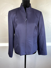 Vintage Pendleton Petite Women's Size 10 Purple 100 Virgin Wool Jacket