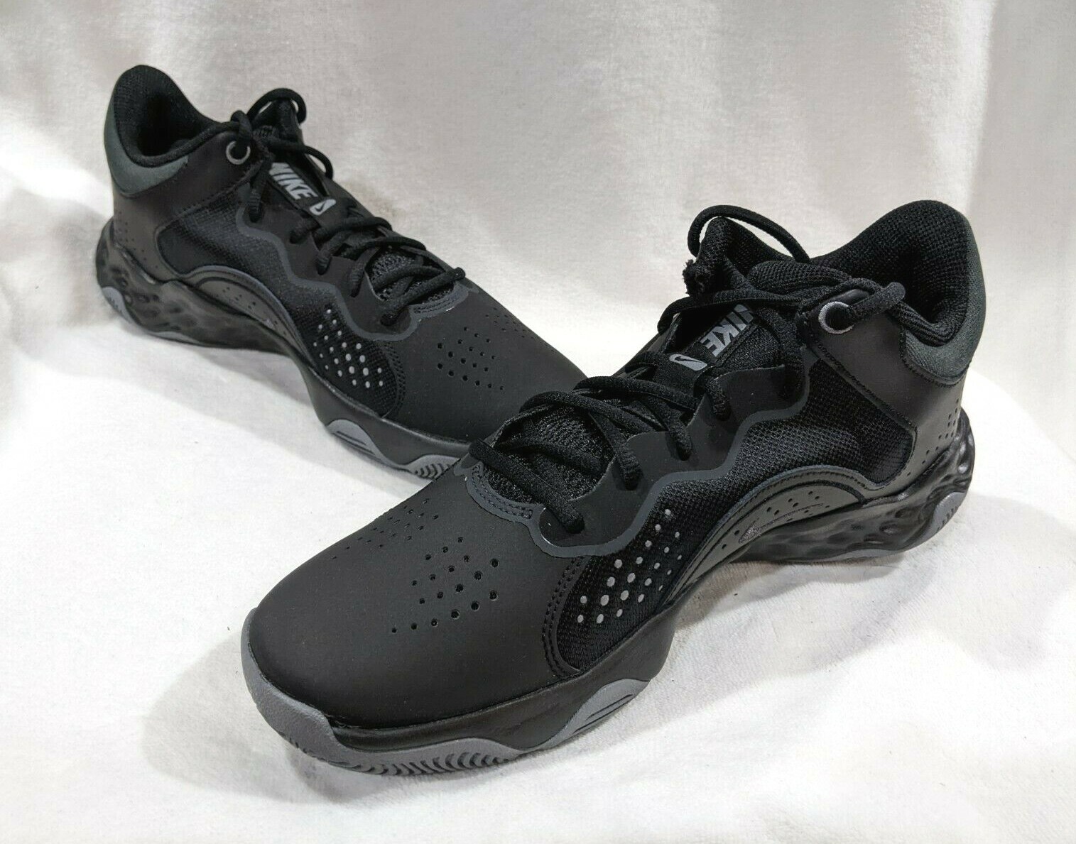 Nike Fly.By Mid 3 Men's Basketball Shoes, Size: 9, Black