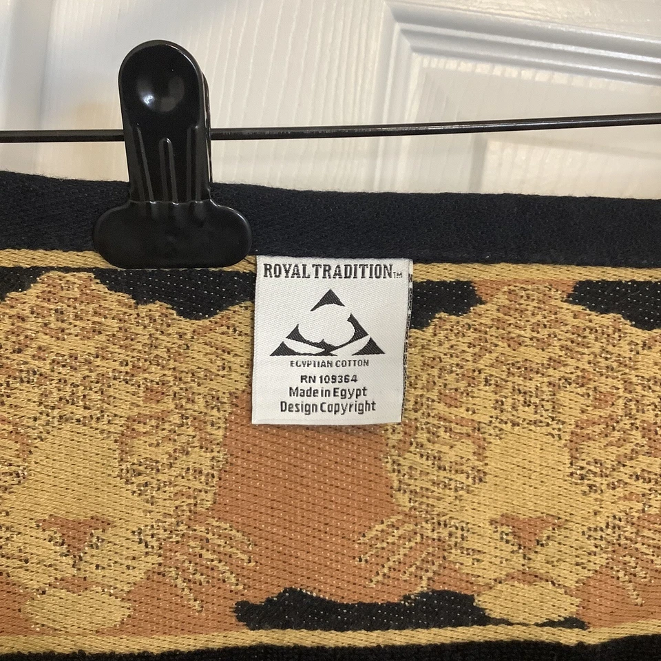 100% Egyptian Cotton Tiger On The Beach 40x70 Beach Towel Made In Egypt New - Image 4 of 4