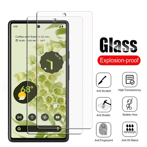 Película de vidrio templado resistente a impactos para Google Pixel 7 4 5 5a 8 Pro 7a 8a 6a 4a - Imagen 9 de 24