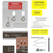 Generator Interlock Kit for Square D QO/Homeline 150/200 Amp Panels