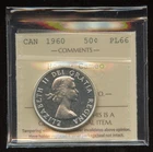 1960 Canada Fifty Cents - ICCS PL66 Heavy Cameo