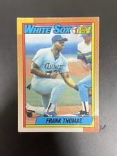 Topps 1990 Frank Thomas Rookie #414 Name on Front Chicago White Sox