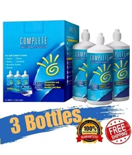 3 Bottles Complete MULTI-PURPOSE SOLUTION Easy Rub Formula 12 fl oz [360ml]