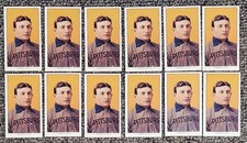 Honus Wagner Piedmont Reprint Base Ball Series 1995 Wagner Estate Lot Of 12 Mint