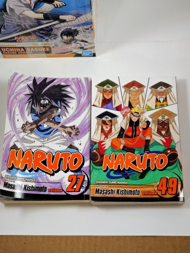 Naruto Lot: Sasuke Uchiha Model Kit 2, Graphic Novels & Naruto Hat - Bild 2 von 10
