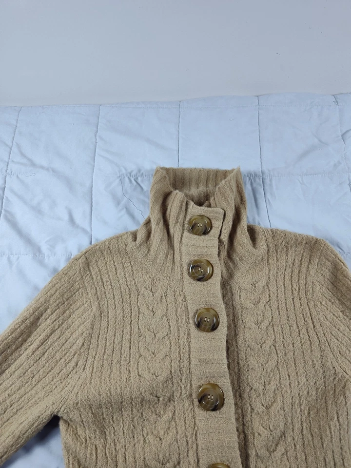 Energie Sweater Women’s Large Acrylic Blend Button Up Long Sleeve Pockets - Image 4 of 4