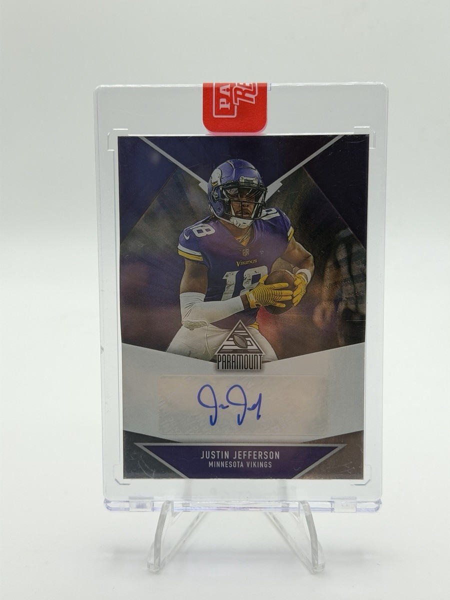 2022 Panini Chronicles - Paramount Signatures Justin Jefferson