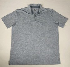 Callaway Men's XL Opti Dri Moisture Wicking Golf Polo Shirt Gray Short Sleeve