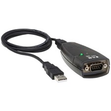Plug and Play USB to DB9 RS232 Adapter, PC Mac Compatible