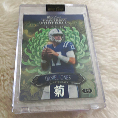 Wild Card Fantasy Football Kanji Daniel Jones #FFKFCG21-DJ Serial 2/9 NFL