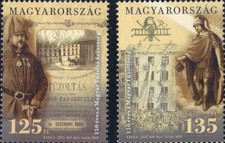 Fire / Hungary - Set of 2 - 150th Anniversary Hungarian Fire Brigades