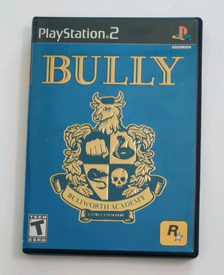 PLAYSTATION 2 PS2 GAME BULLY -  COMPLETE W CASE MANUAL & POSTER