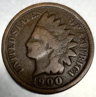 1900 Indian Head Penny Good Condition - 2444