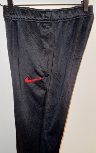 Nike Dri-Fir Pants Women’s Size Small Black Polyester Fleece Lined Zip Ankles - Picture 6 of 12