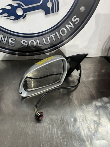 15-19 AUDI A4 B9 N/S PASSENGER  WING MIRROR SILVER POWER FOLD FEW MARKS