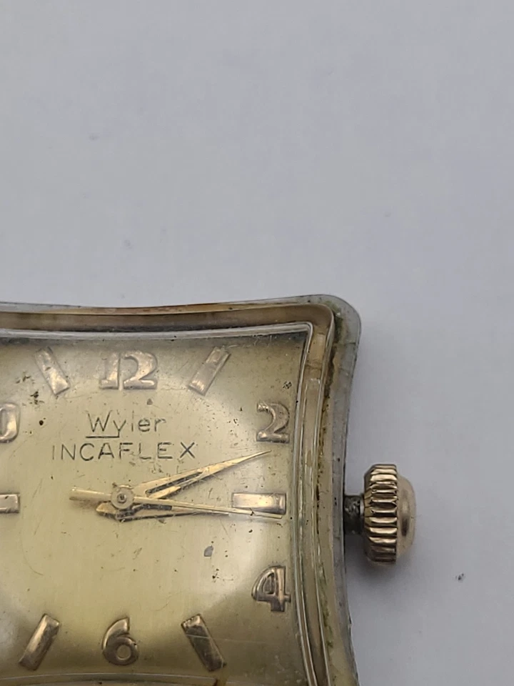Vintage Wyler Incaflex Wrist Watch FOR Parts Or Repair - Image 3 of 4