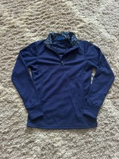 Ovation Equestrian Cool Rider Tech Long Sleeve Shirt - Size Small - Navy Blue