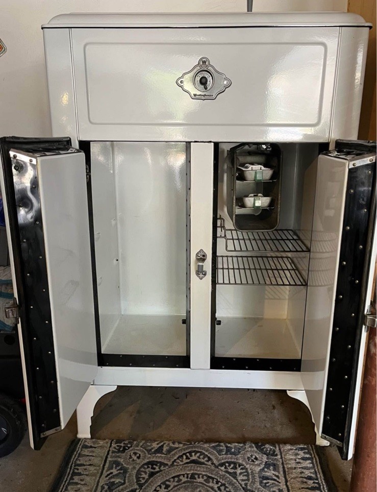 1930 1931 1932 Westinghouse 2 Door Antique Vintage Refrigerator