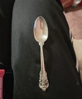 172gr. 5pk Vintage 1941 Wallace Grande Baroque Sterling Silver spoons 34.5g @5