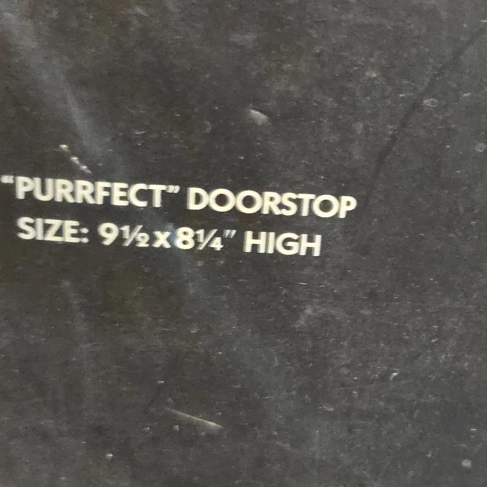 Nuevo en Paquete Bucilla Gris Arco para Gato Plástico Lona Tope de Puerta 9.5”x8.25 Kit #5805 Casa de Campo Foto 3 de 4