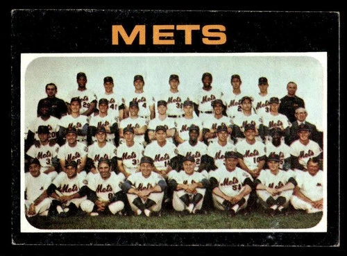 1971 Topps #641 New York Mets TEAM CARD NO RESERVE! EX-EXMINT+ NOLAN RYAN