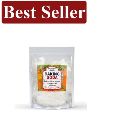 Baker's Choice: 4 oz Unscented Baking Soda - Perfect for Cooking & Baking