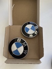NEW BMW BADGE EMBLEM, 82mm, Fits E46 E90 E39 ETC - BONNET- BOOT