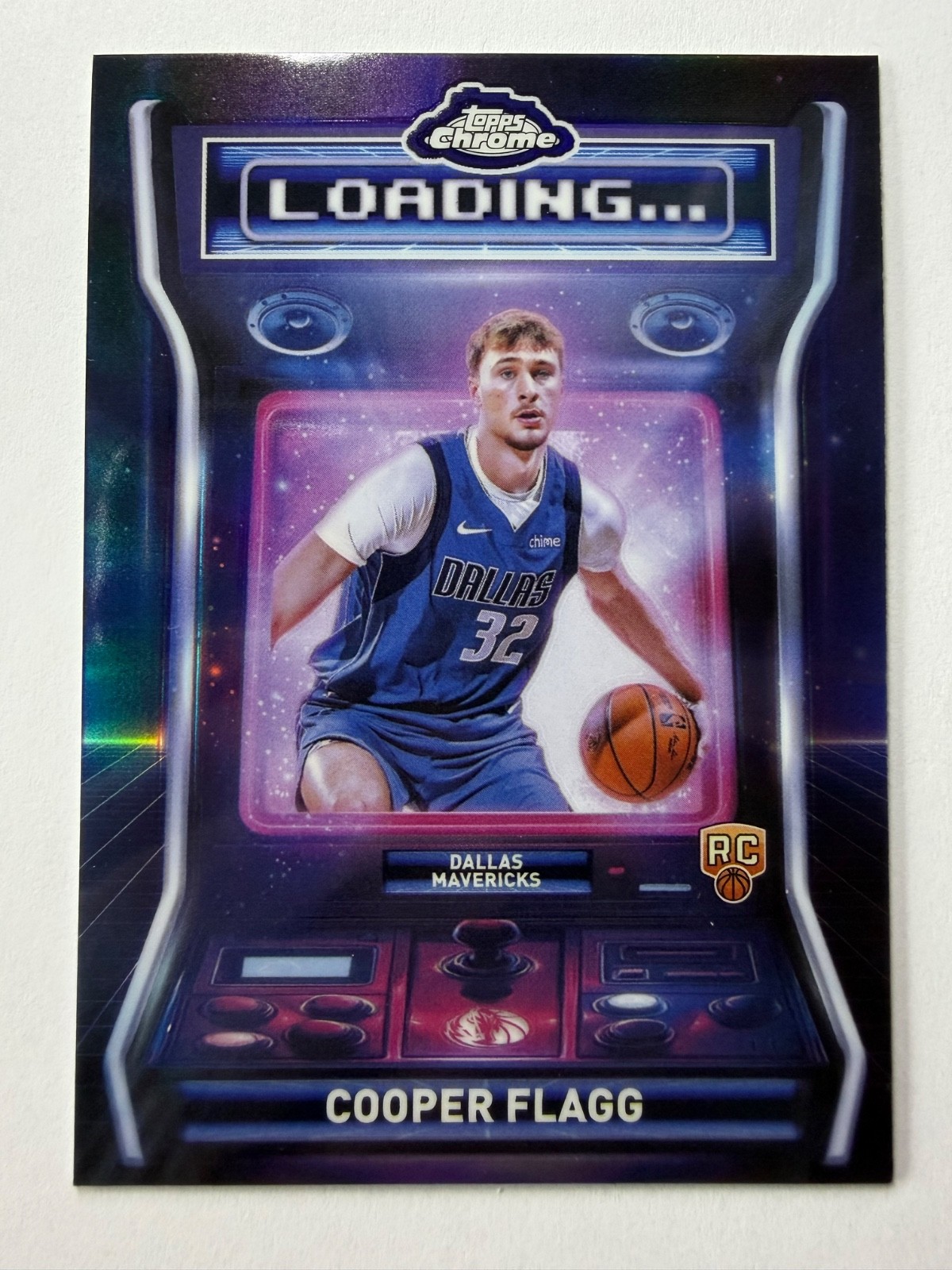 2025-26 Topps Chrome Basketball Cooper Flagg #LD-11 Loading Rookie RC Mavericks