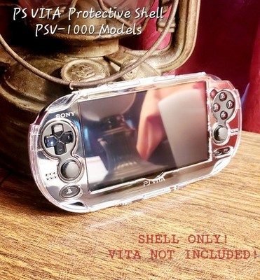Sony Playstation PS Vita Attachment CLEAR PROTECTIVE SHELL for PCH-1000 ONLY