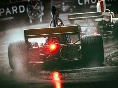 Formula 1 Photo - Monaco GP - Race in the Rain - Night & Reflections - 15×20