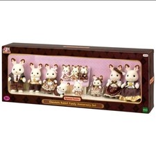 Sylvanian Families Chocolate Rabbit Family 40th Anniversary Set New & Sealed