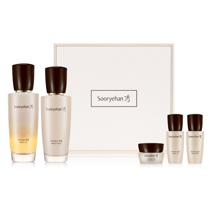 Sooryehan Micro Ginseng Essential Skincare Special Gift Set 11.2 Fl Oz - Boosts