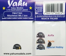 YAHU YMA7360 Whirlwind Mk.I late 1/72 Instrument panel