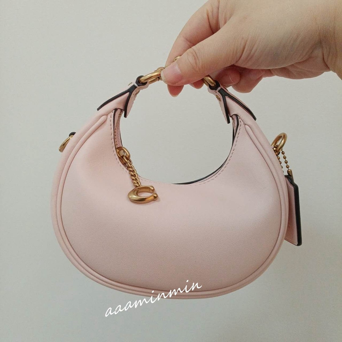 NWT COACH Jonie Bag Leather Bag CR508 Brass/Blush | eBay