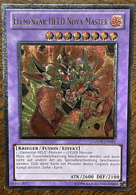 Yu-Gi-Oh! Elementar-HELD Nova Master GENF-DE093 Ultimate Rare NM-EX