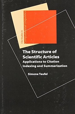 Simone Teufel The Structure of Scientific Articles (Paperback) (UK IMPORT)