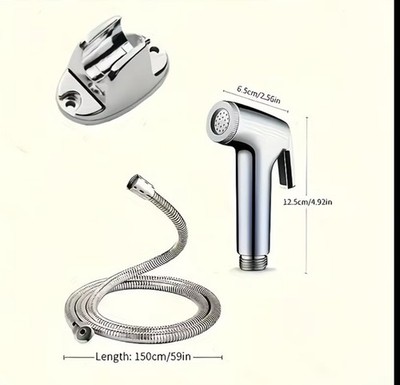 3 PSC Handheld Shower With Hose And Wall Mount Bracket stainless steel Shower