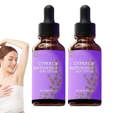 2PCS Cyperus Rotundus Skin Serum, Cyperus Rotundus Oil，Hair Removal Repair Ess