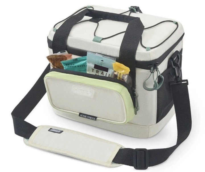Coleman XPAND-Beige Soft Cooler-Holds Ice 24hrs-30 Cans-13"x