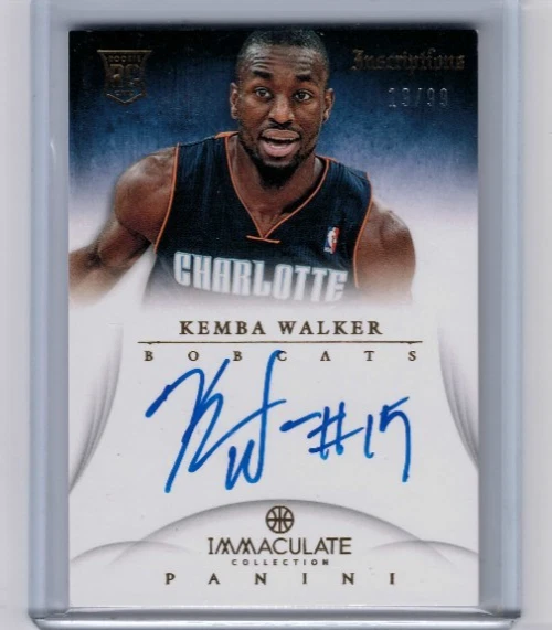 Kemba Walker Basketball Autographed Sports Trading Cards